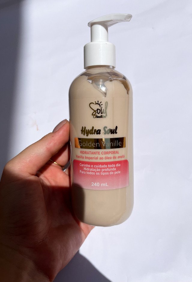 Hidratante Corporal Hydra Soul Golden Vanille - Soul Cosméticos HID0115