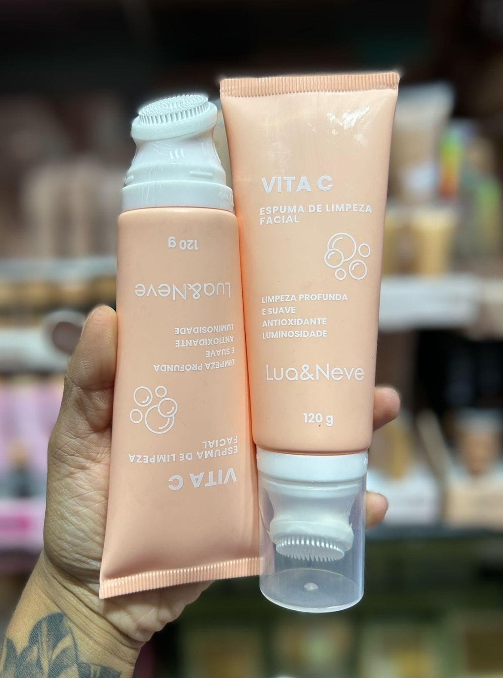 Espuma De Limpeza Facial Vita C - Lua e Neve SAB0091