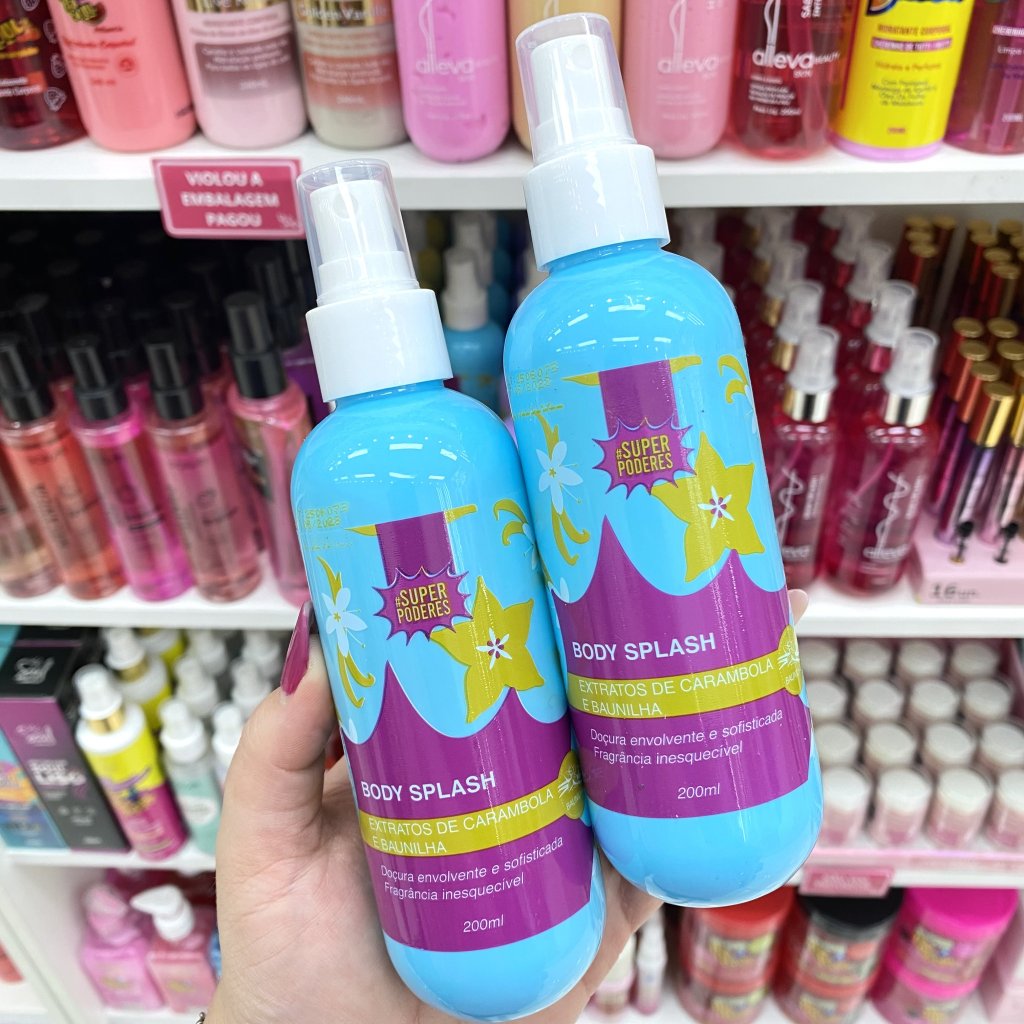 Body Splash Carambola e Baunilha 200ml - Super Poderes