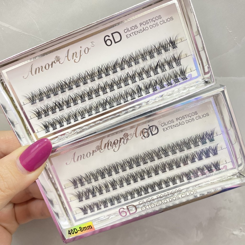 Cílios Tufinho 6D (40D-8MM) - Amor Anjo CP0124