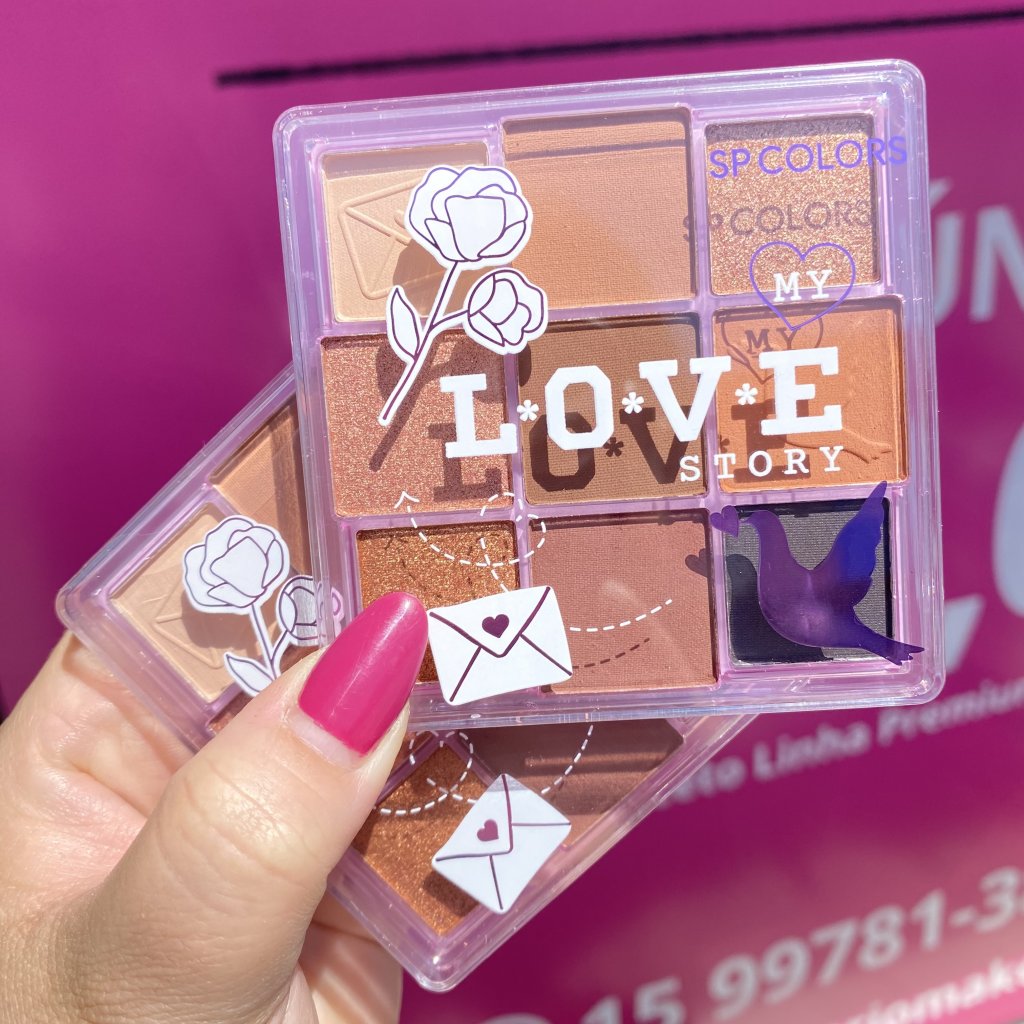Paleta de sombras Love Story - SP Colors 