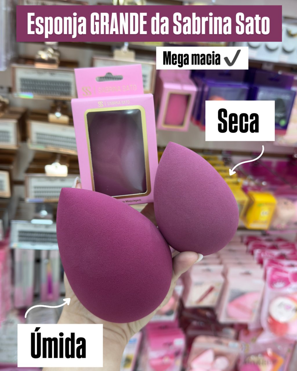 Esponja GRANDE - Sabrina Sato ESP0090