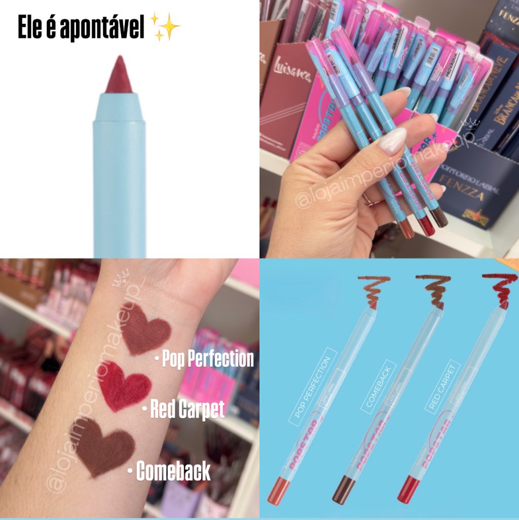 Lápis Labial Linha PopStar Ruby Rose LL0024