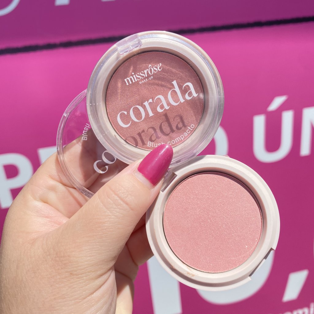 Blush Compacto Corada (01) - Miss Rosê BLU0105