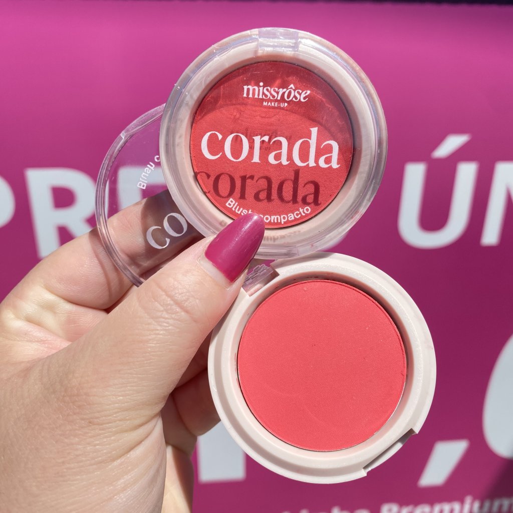 Blush Compacto Corada (02) - Miss Rosê BLU0105