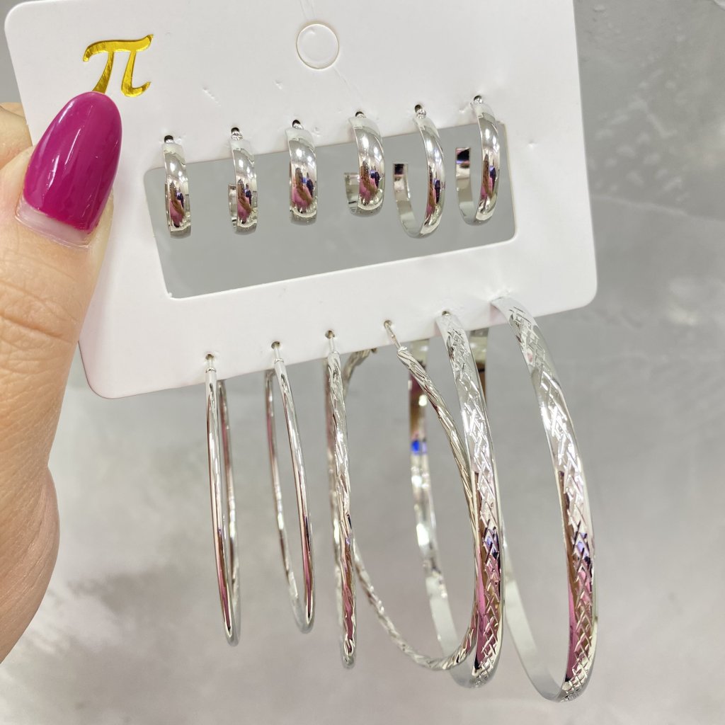 Kit brincos e argolas (14) ✨