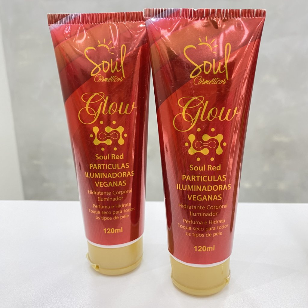 Hidratante corporal iluminador Soul Red - Soul cosméticos HID0122
