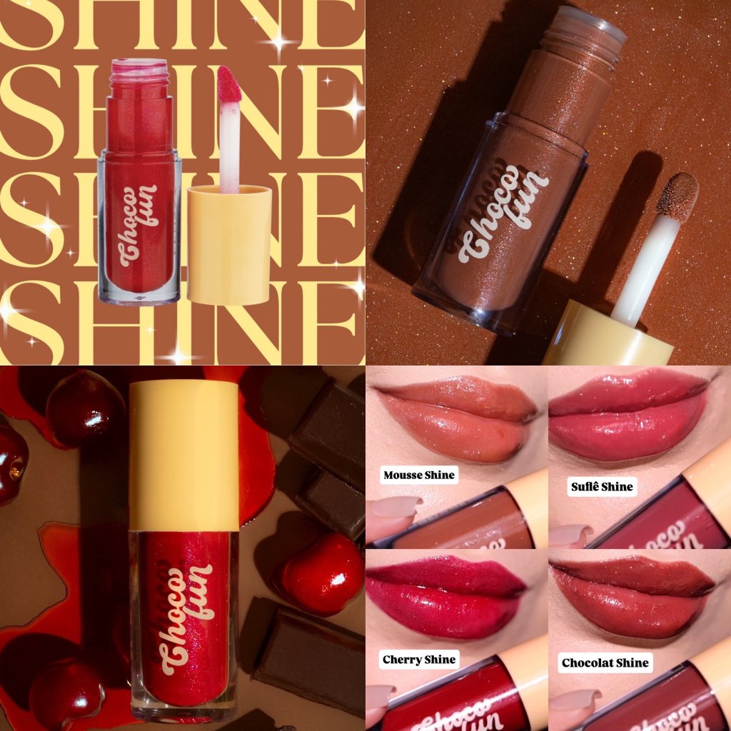 Gloss Tint Cream Shine ✨ Choco Fun - Fenzza GLOS0255