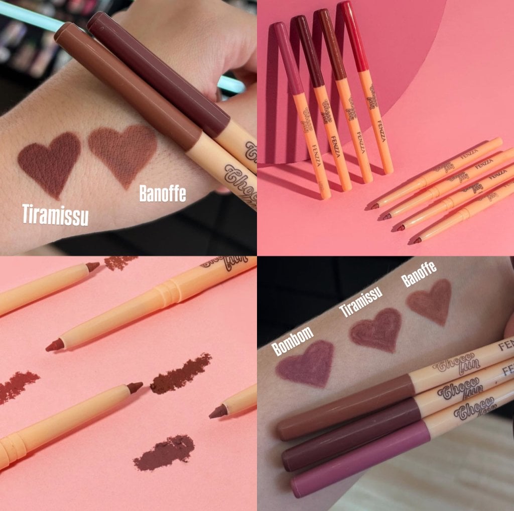 Lápis labial Retrátil Choco Fun - Fenzza - LL0004