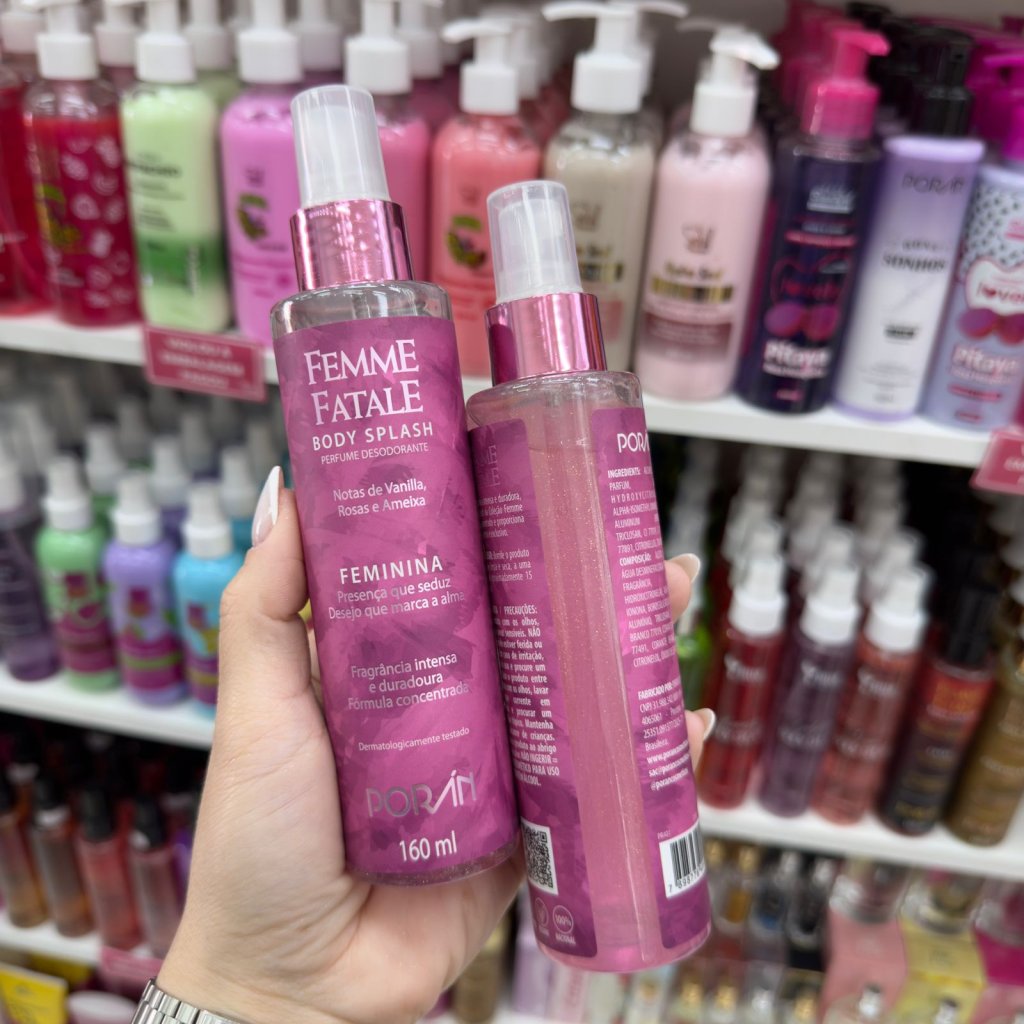 Body Splash Feminina Femme Fatale - Poran