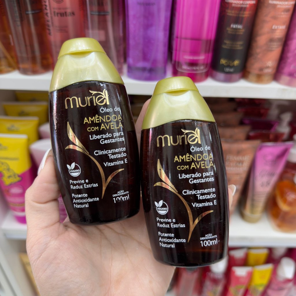 Óleo Corporal Amêndoa Com Avelã - Muriel HID0124