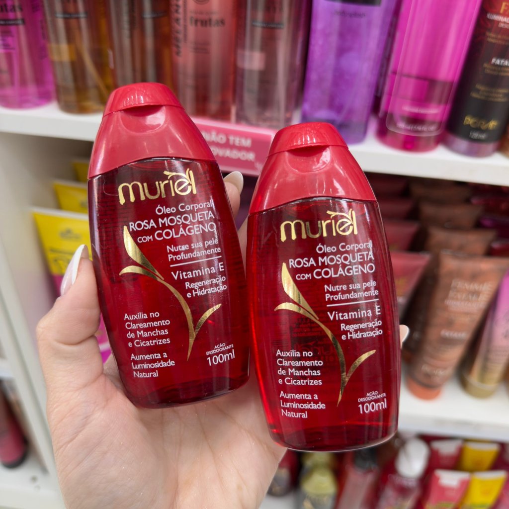 Óleo Corporal Rosa Mosqueta Com Colágeno - Muriel HID0125