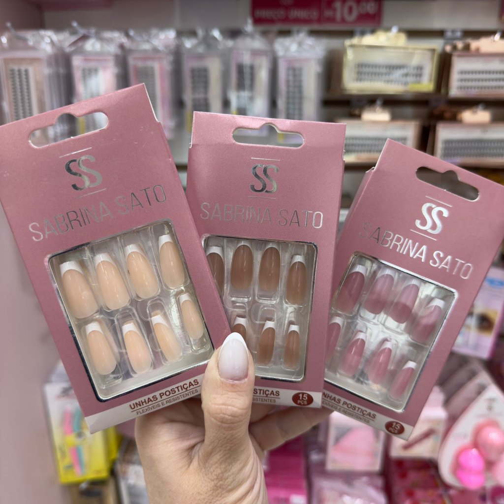 Unhas Postiças Bailarina Longa 15 Pçs SP1341 - Sabrina Sato UP0158