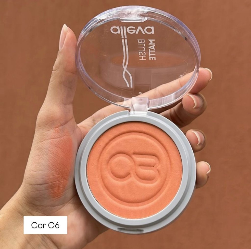 Blush Matte Cor 06 - Alleva BLU0108