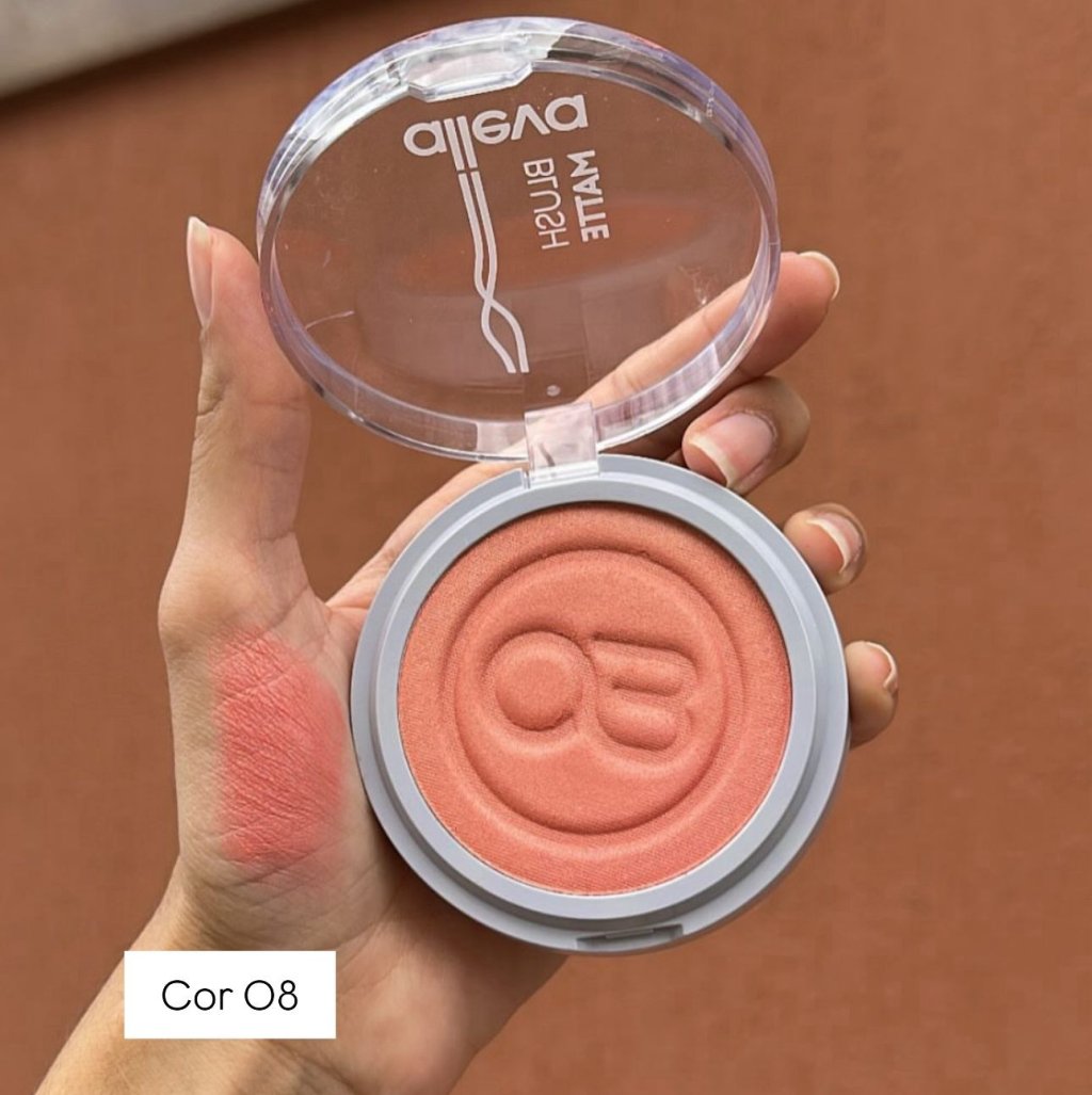 Blush Matte Cor 08 - Alleva BLU0108