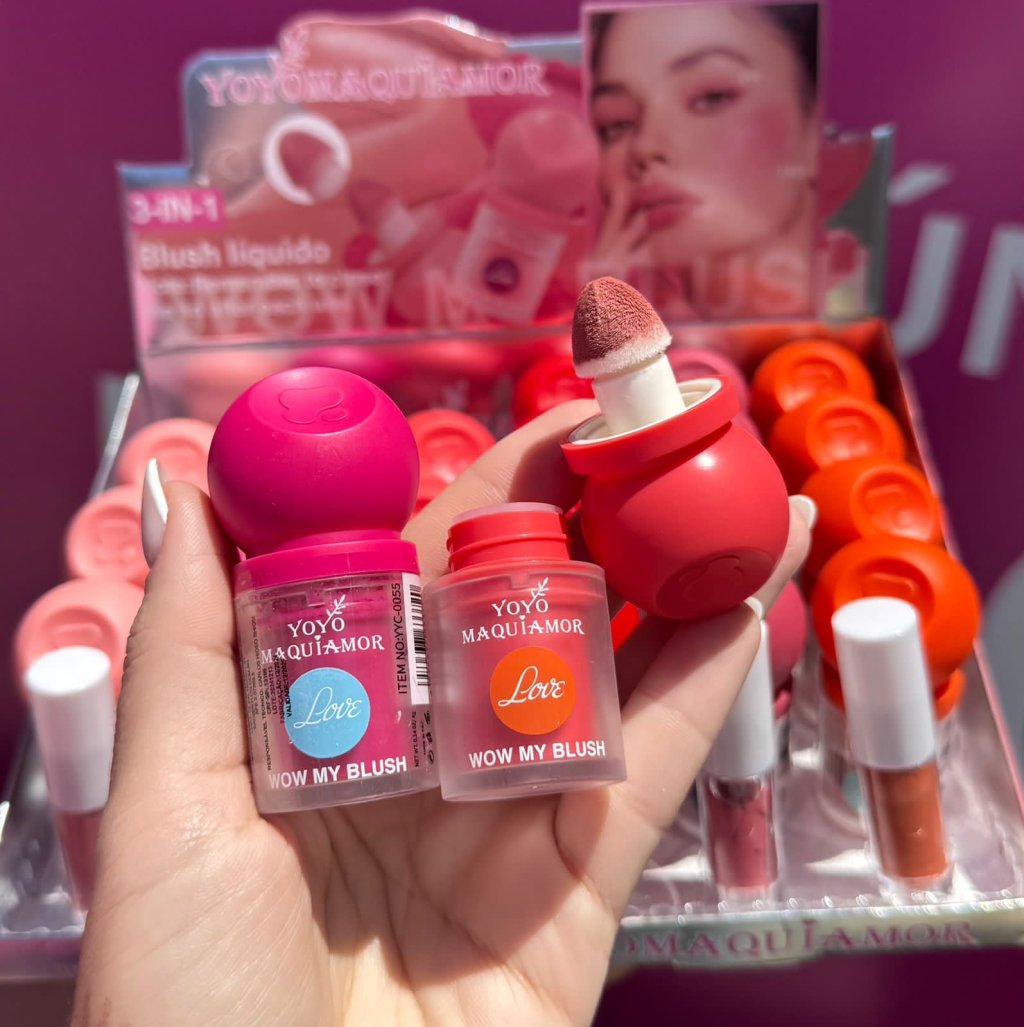 Blush Líquido 3 Em 1 - YoYoMaquiamor BLU0112