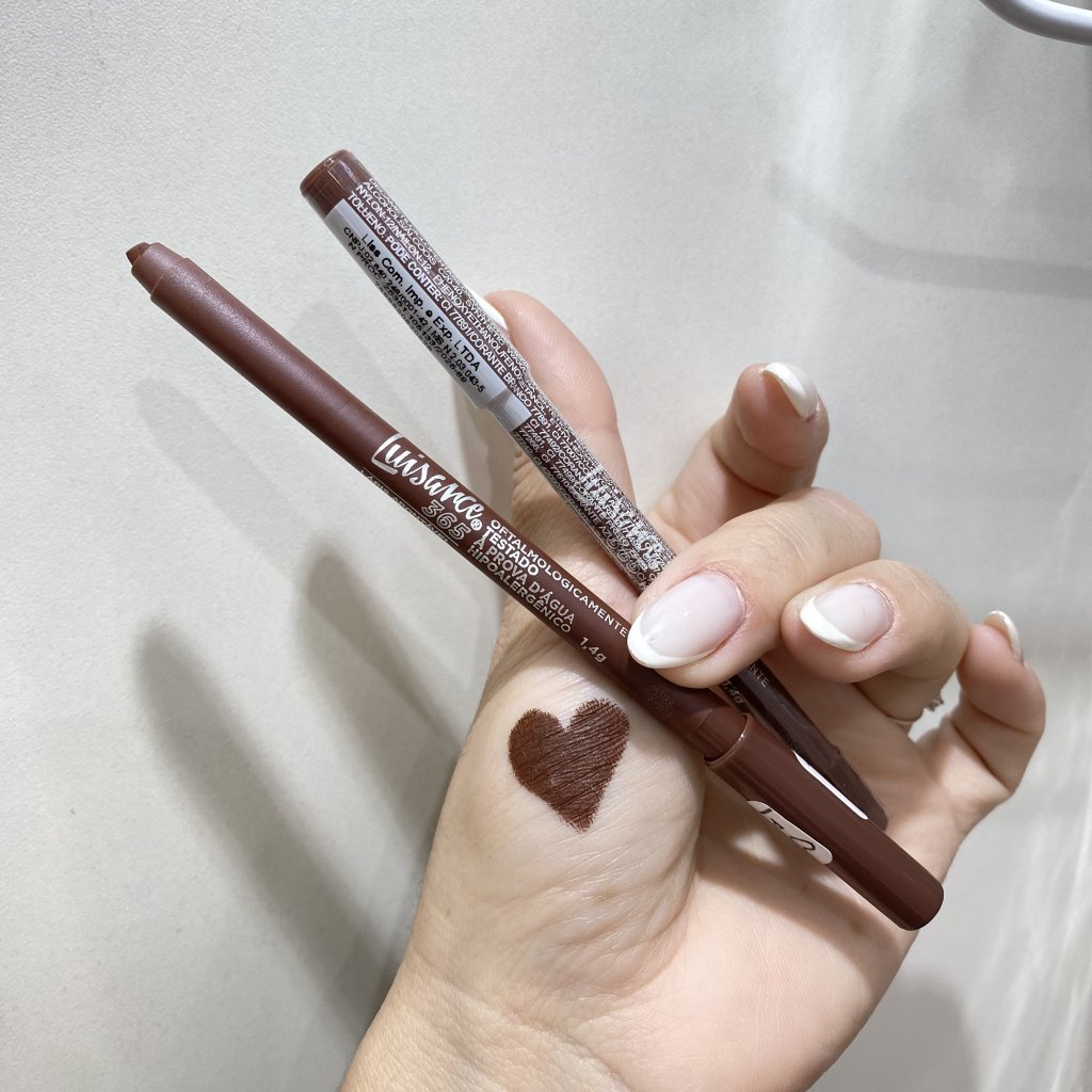 Lápis Apontável Labial/Olhos (Cor Chocolate no) 🍫 Prova d’água - Luisance LL0026