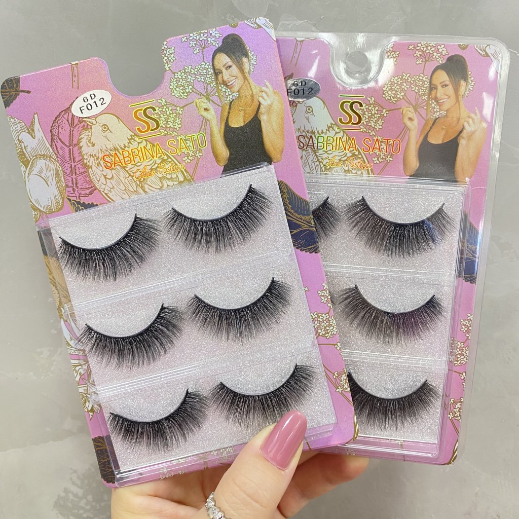 Cílios postiço 3 pares 6D F012 - Sabrina sato 