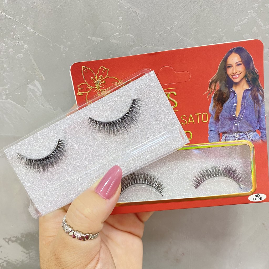 Cílios postiço 2 pares 8D F008 - Sabrina sato 