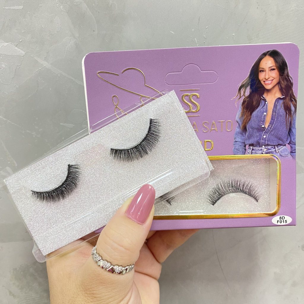 Cílios postiço 2 pares 8D F015 - Sabrina sato 