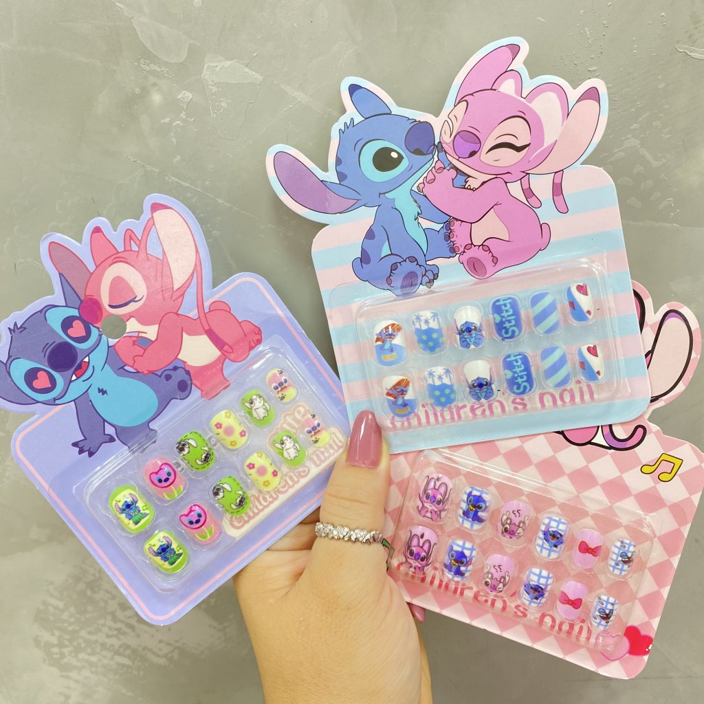 Unha postiça infantil 12pçs Stitch - Childrens Nail 