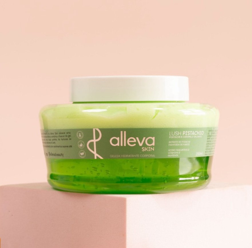 Geleia Hidratante Corporal Lush Pistachio - Alleva HID0128