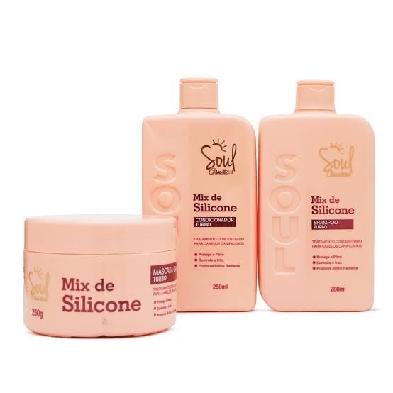 Kit capilar Mix de silicone - Soul Cosmeticos