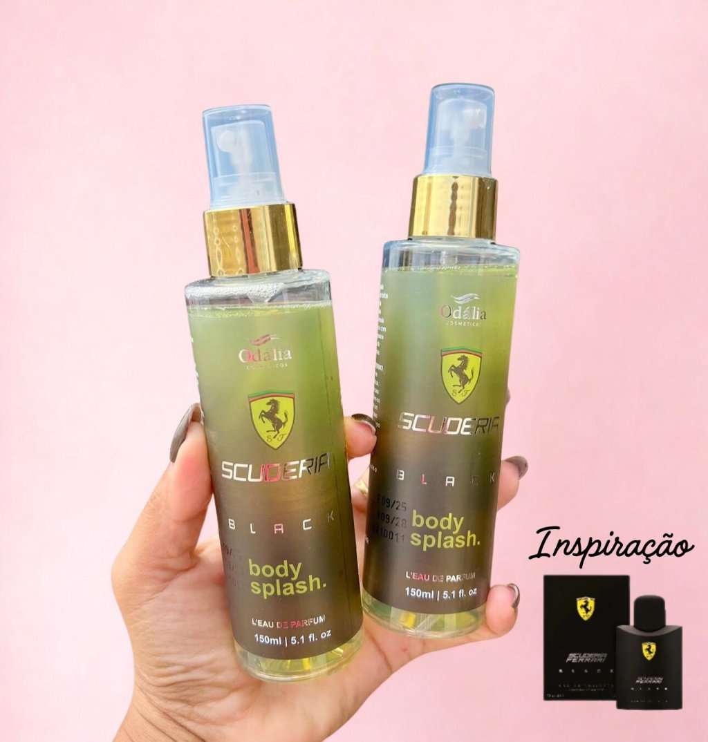 Body Splash Scuderia Black - Odalia