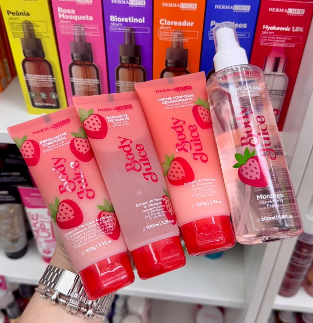 Kit corporal Juice Morango - Dermachem HID0144