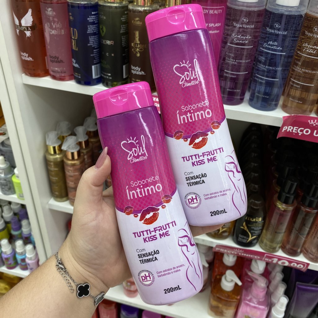 Sabonete Íntimo Tutti Frutti Kiss Me - Soul Cosméticos SAB0108