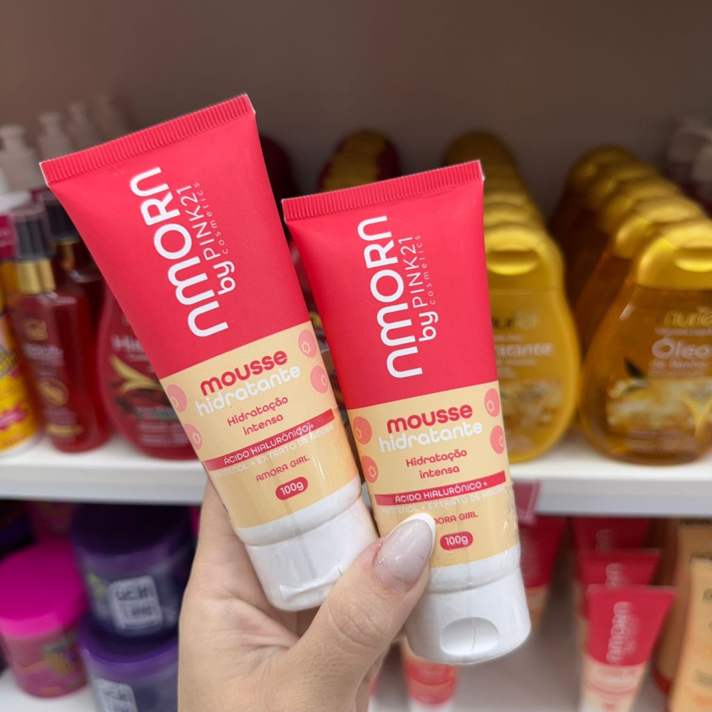 Mousse hidratante facial Amora Girl - Pink21