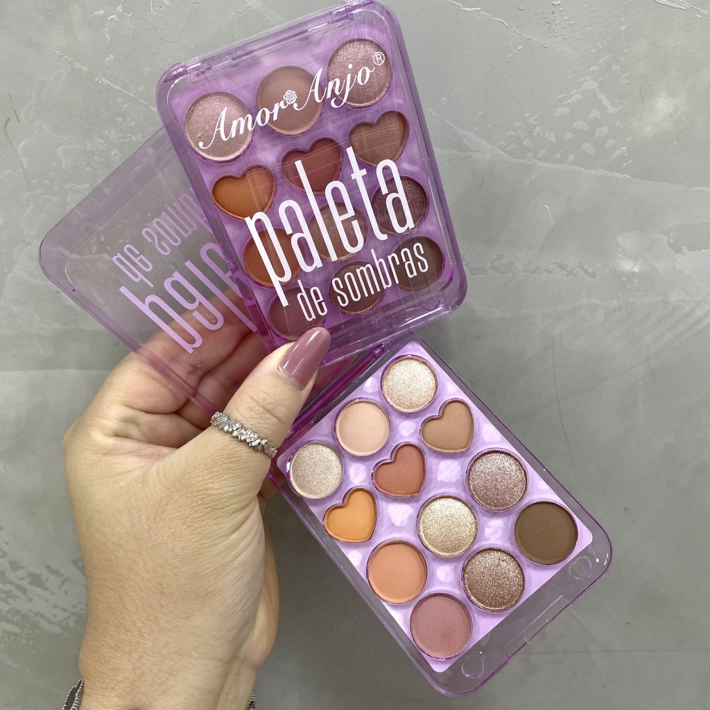 Paleta de sombra Pink Love (01) - Amor anjo 