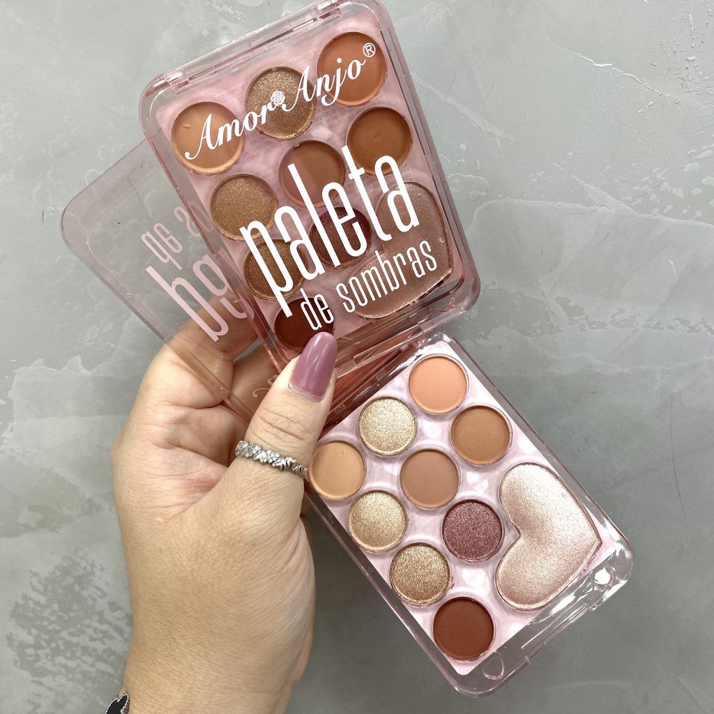 Paleta de sombra Pink Love (02) - Amor anjo 