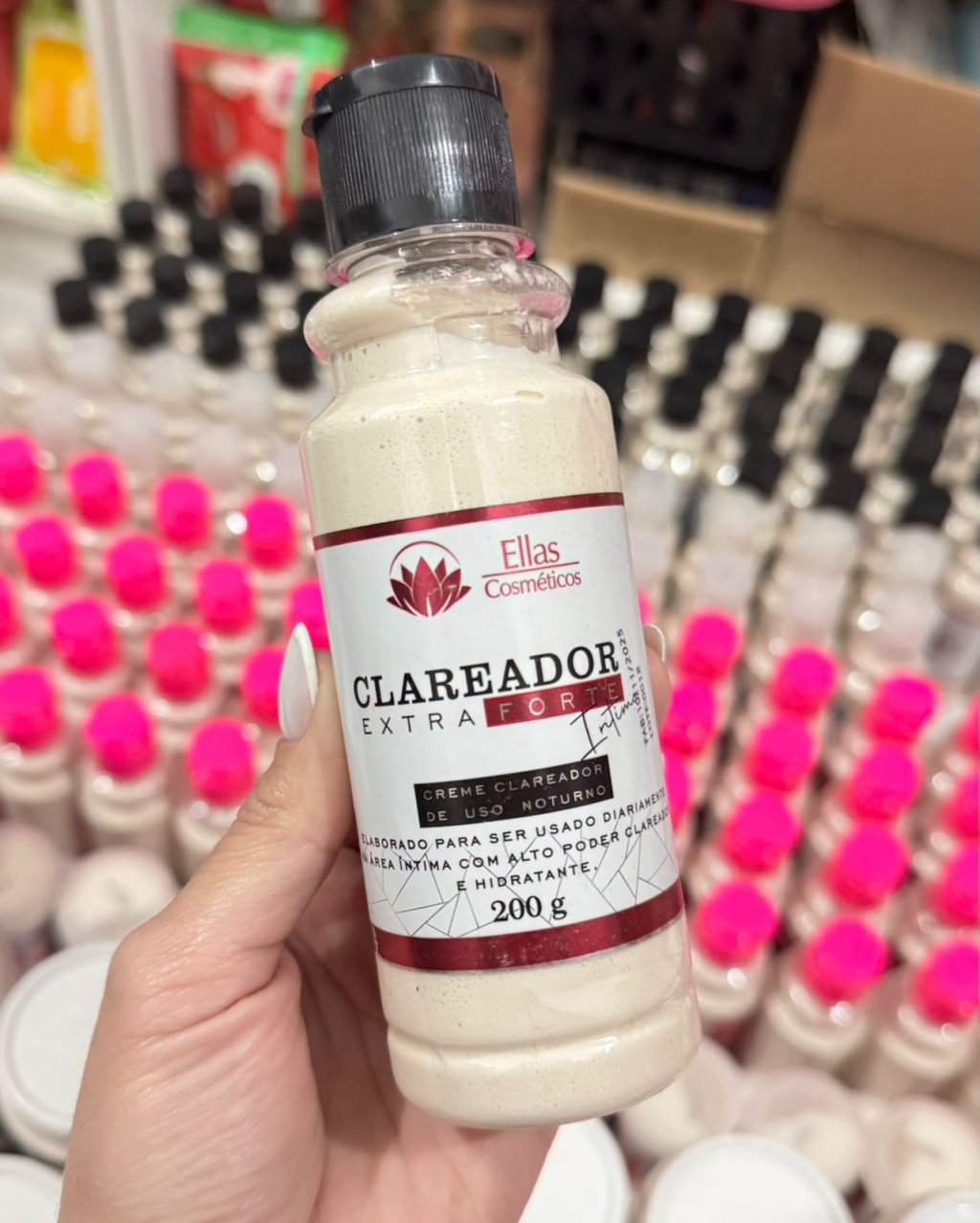 Creme Clareador extra forte Intimo - Ellas Cosmeticos