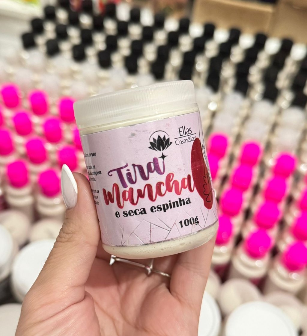 Creme Tira Manchas e seca espinhas - Ellas cosmeticos