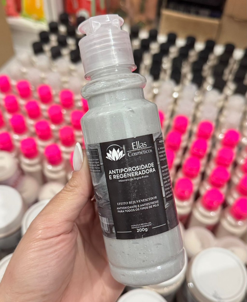Mascara de argila Antiporosidade e Regeneradora - Ellas Cosmeticos