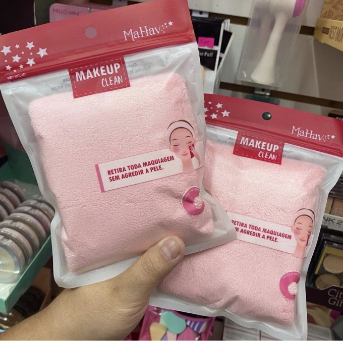 Toalha mágica removedora de maquiagem 