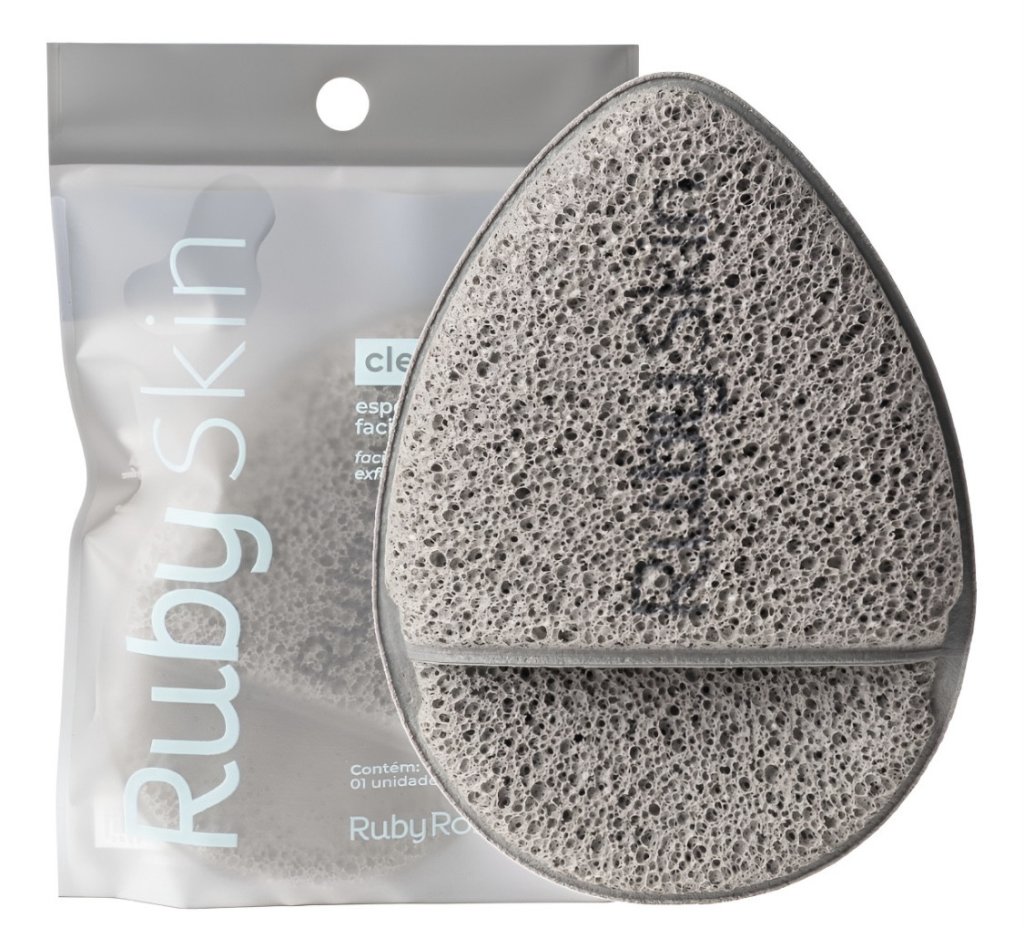 Esponja esfoliante clean girl Facial e corporal - Ruby Rose 