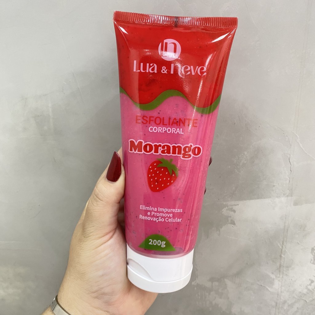 Esfoliante corporal Morango 🍓 - Lua e Neve
