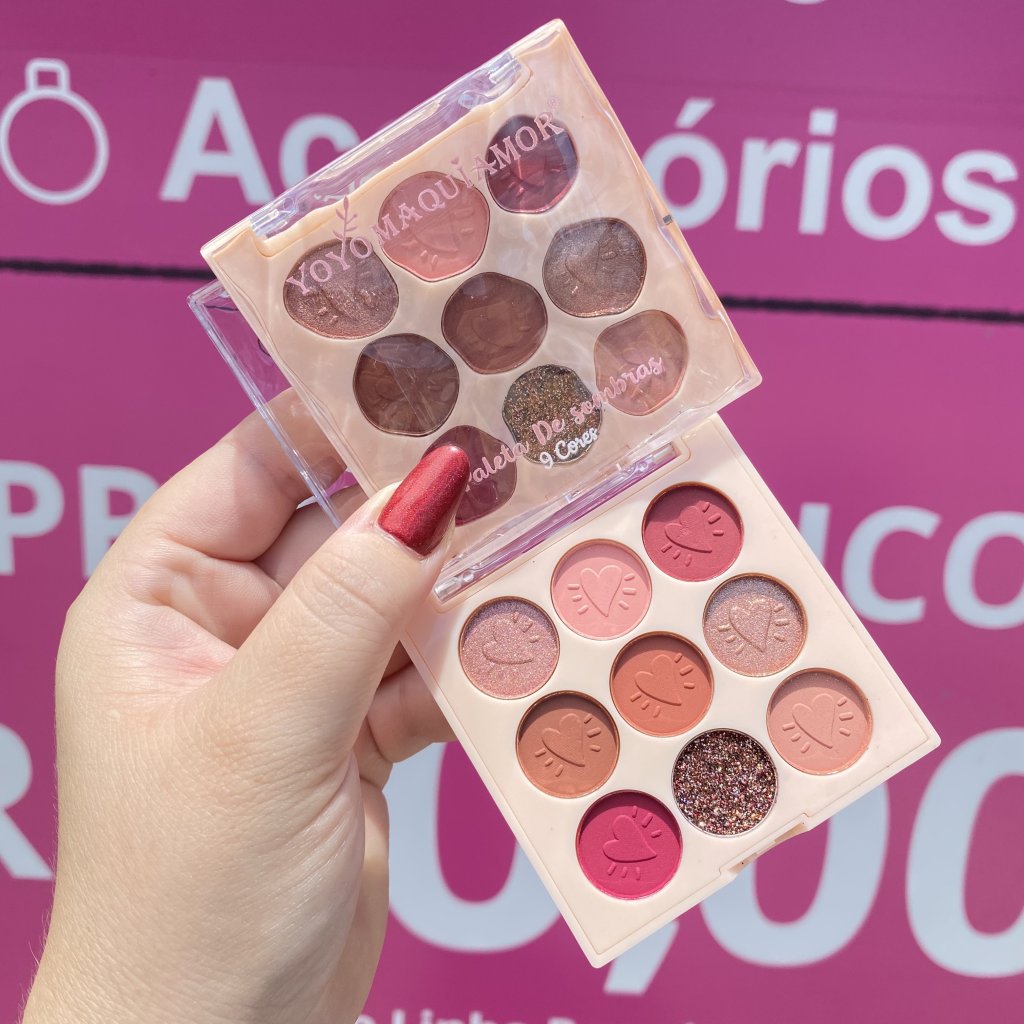 Paleta de sombra 9 cores (01) - Yoyomaquiamor 