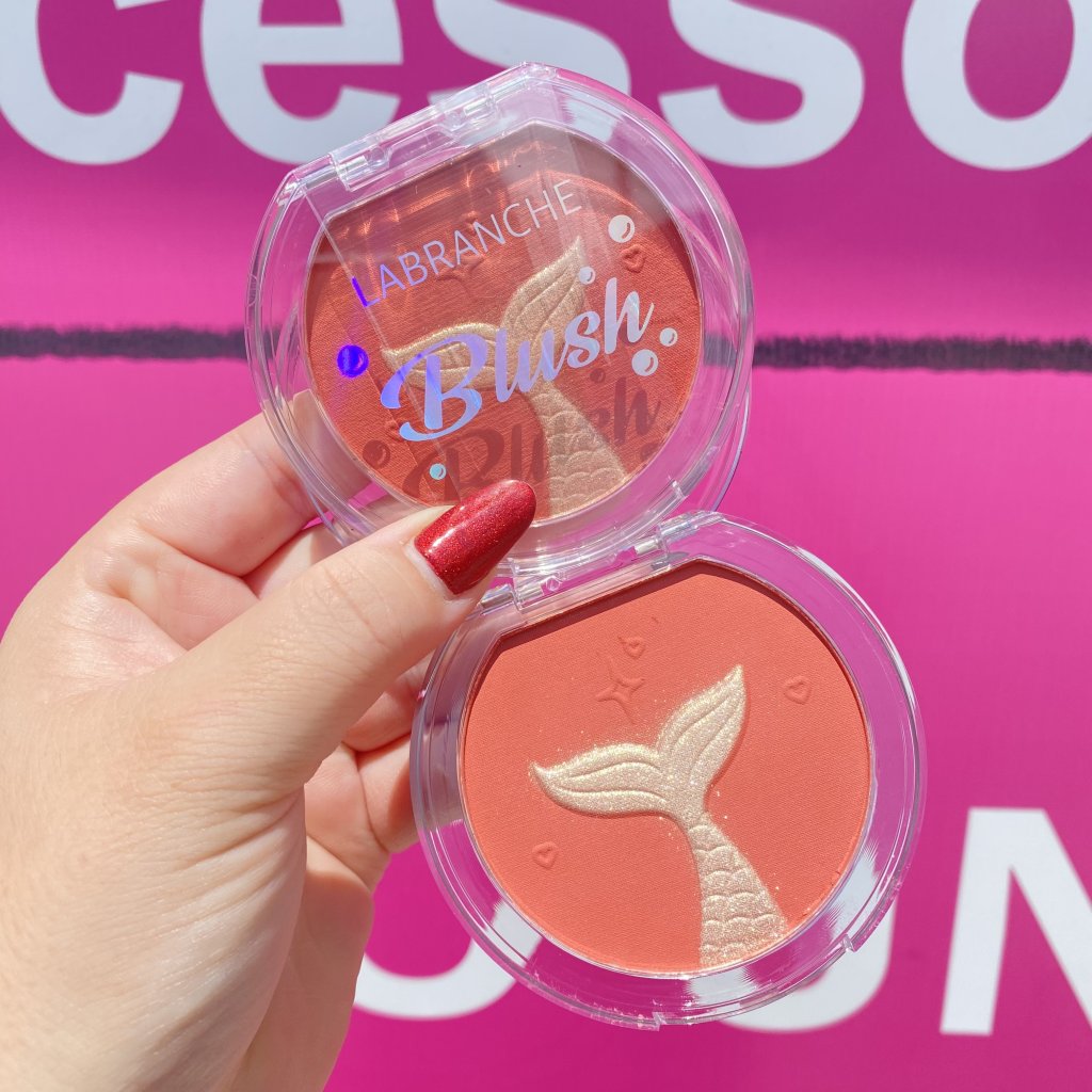 Blush compacto calda de sereia brilho 🧜‍♀️ (C) - Labranche 