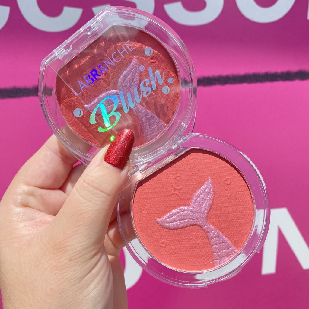 Blush compacto calda de sereia brilho 🧜‍♀️ (A) - Labranche 