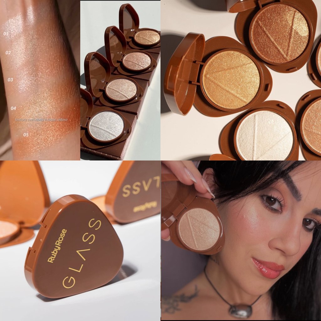 Iluminador Baked Linha Glass - Ruby Rose