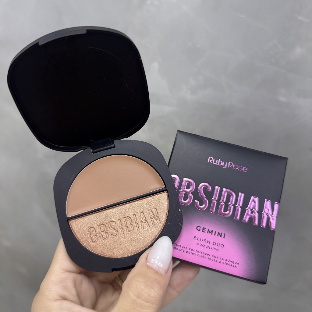 Blush Duo Gemini Linha Obsidian - Ruby Rose (BG05)