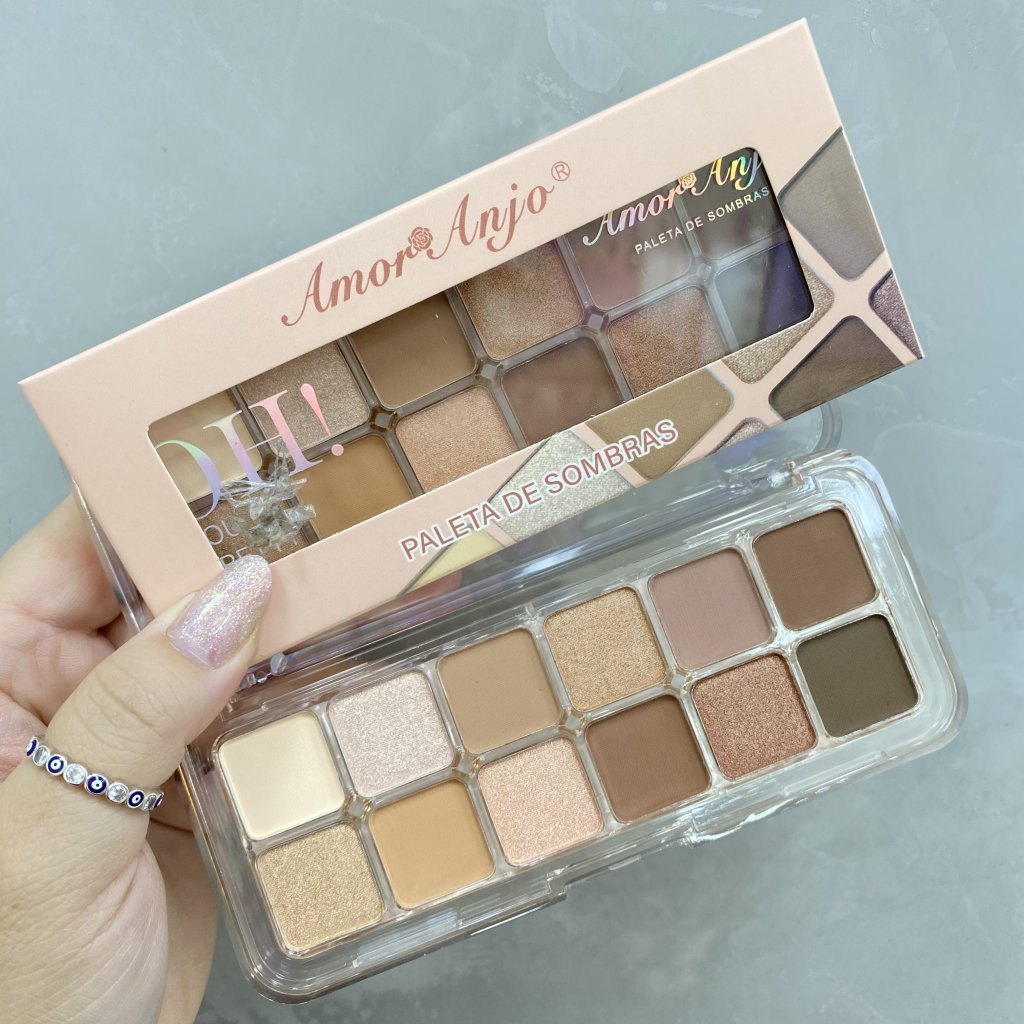 Paleta de sombra 12 cores (02) Oh You MS040 - Amor Anjo 