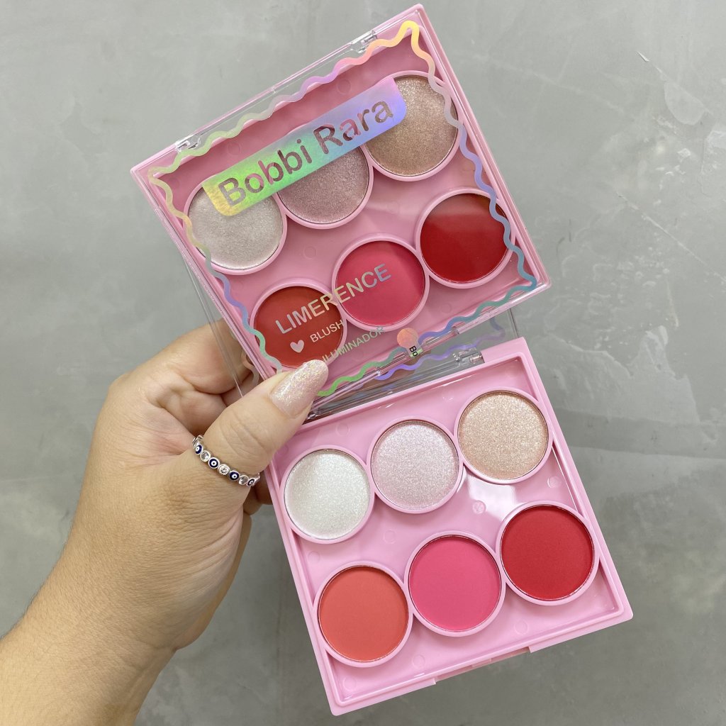 Paleta de blush 6 cores Limerence (01) - Bobbi Rara