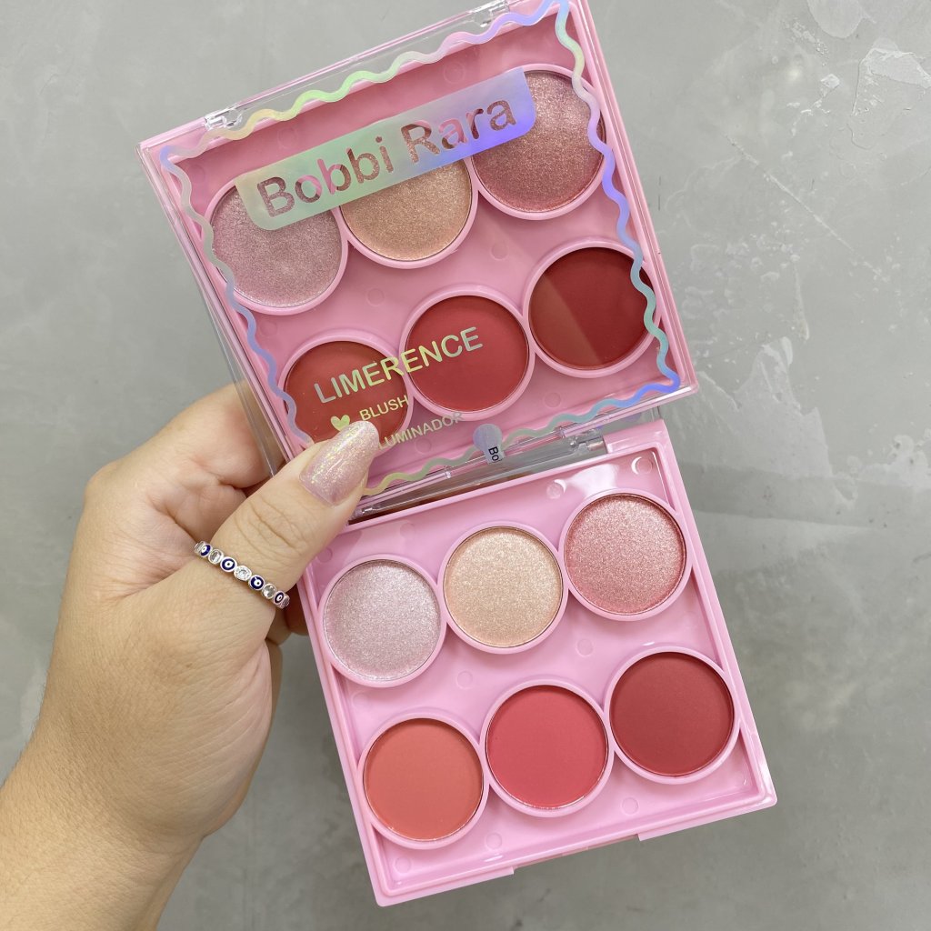 Paleta de blush 6 cores Limerence (02) - Bobbi Rara