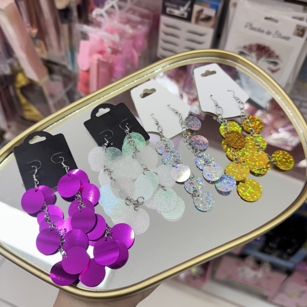 Brinco de Bolinhas Com BRILHO CARNAVAL ✨