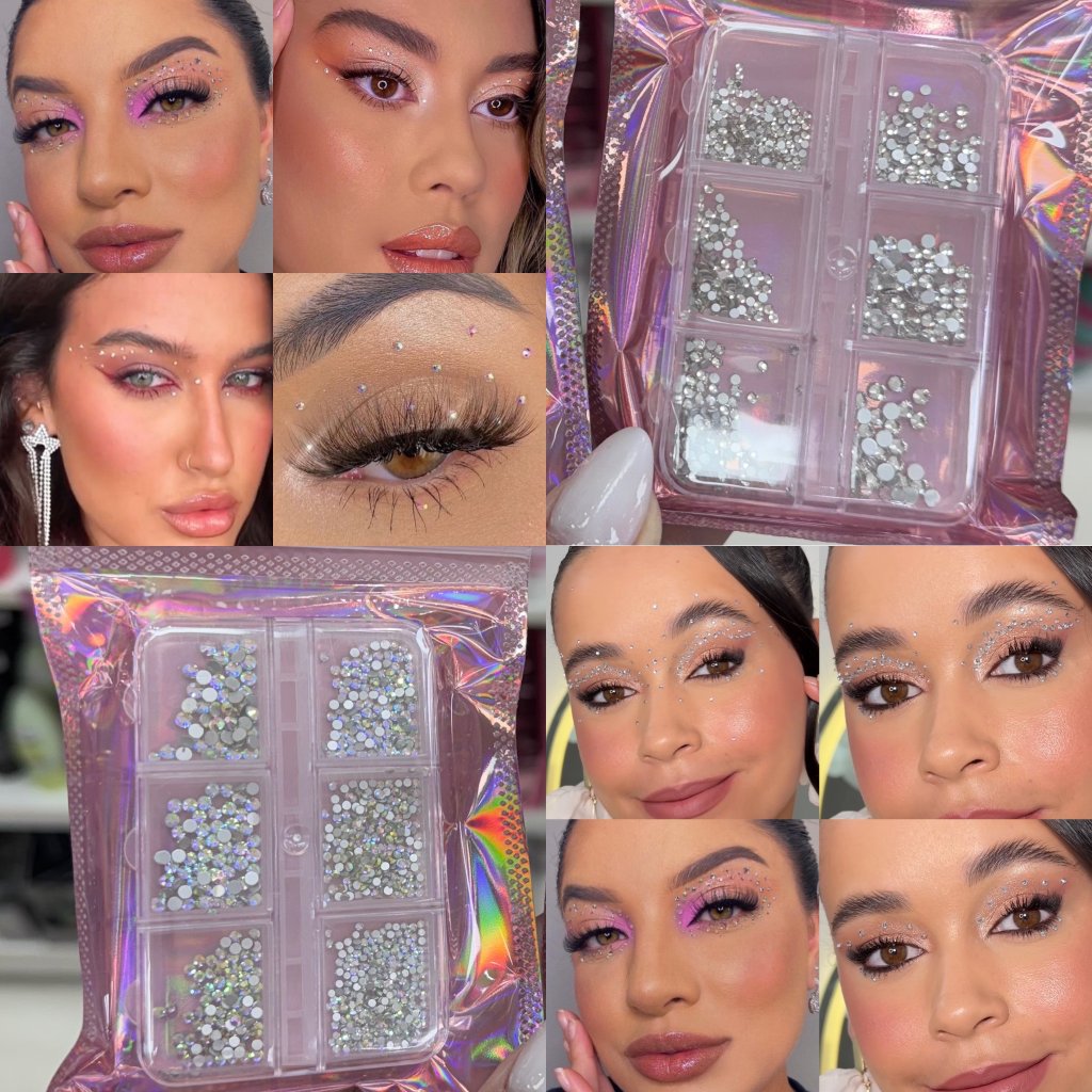 Kit Caixinha Strass Vários Tamanhos 
