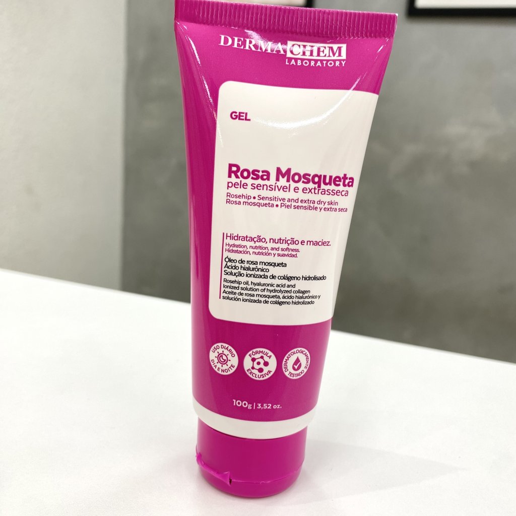 Gel Facial Antirressecamento Rosa Mosqueta - Dermachem  - SKIN0037